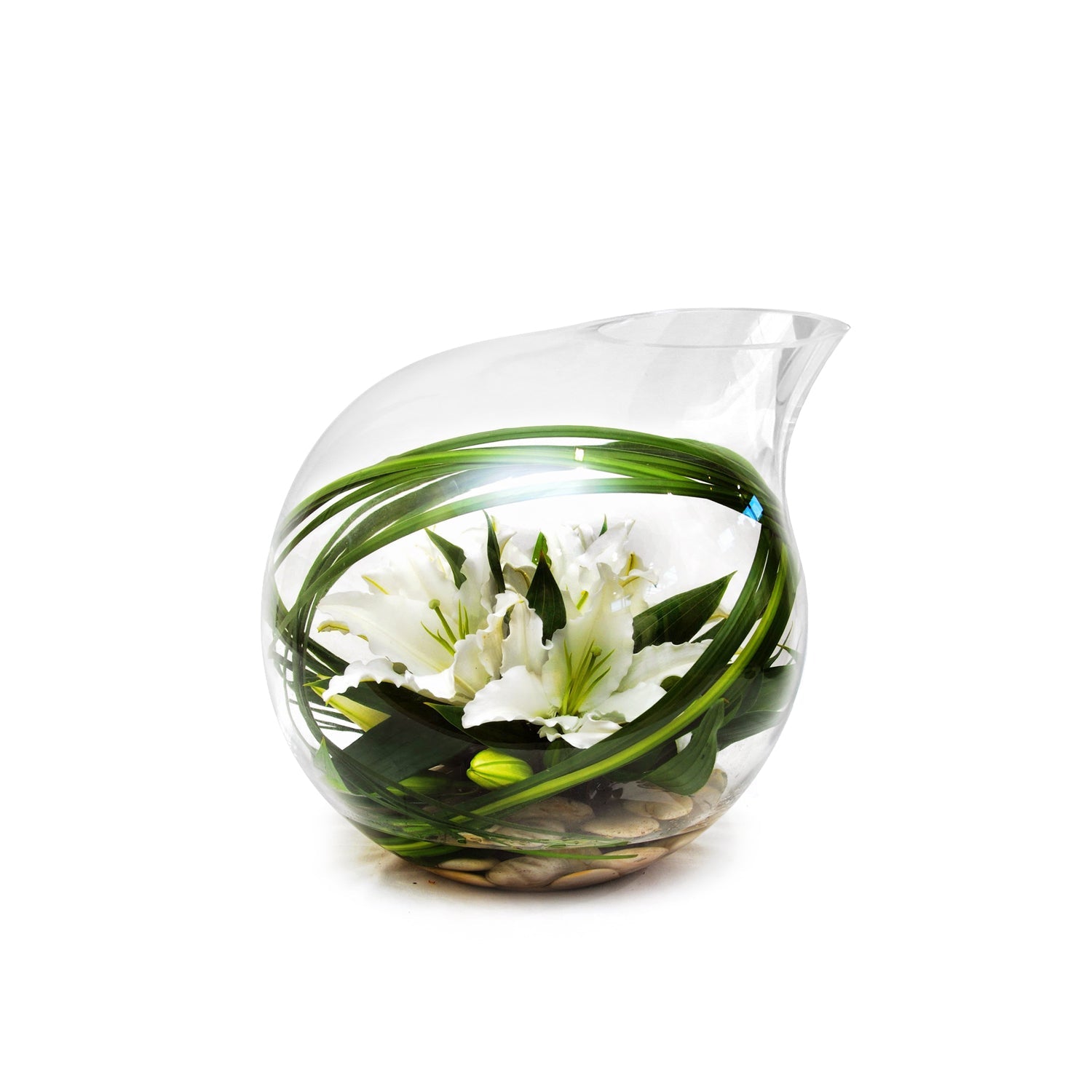 Vase en verre de Monaco européen