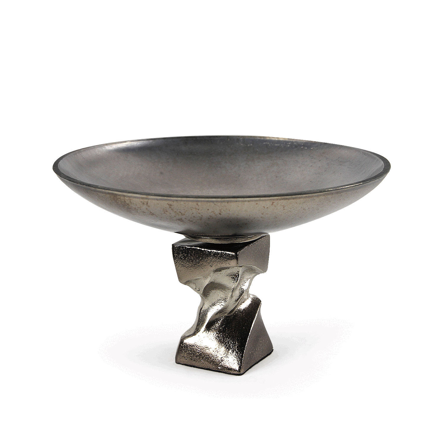 Centre de table décoratif en nickel antique