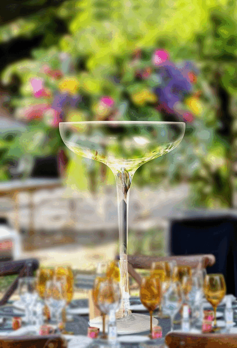 Vase coupe à champagne