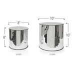 Support de sol en verre miroir