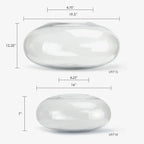 Vase en verre coloré