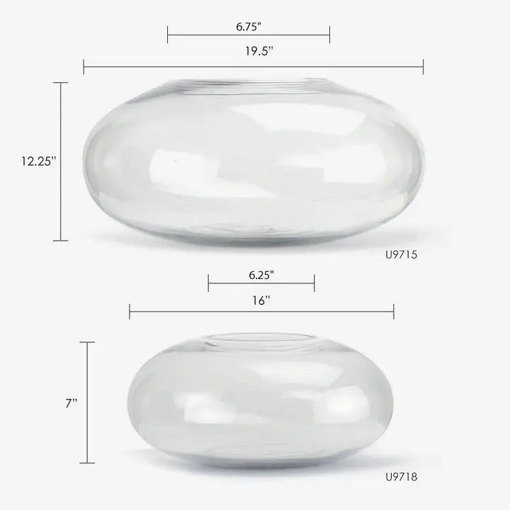 Vase en verre coloré