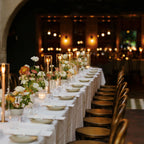 Bougeoirs ouragan en verre en forme de cheminée (lot de 6)