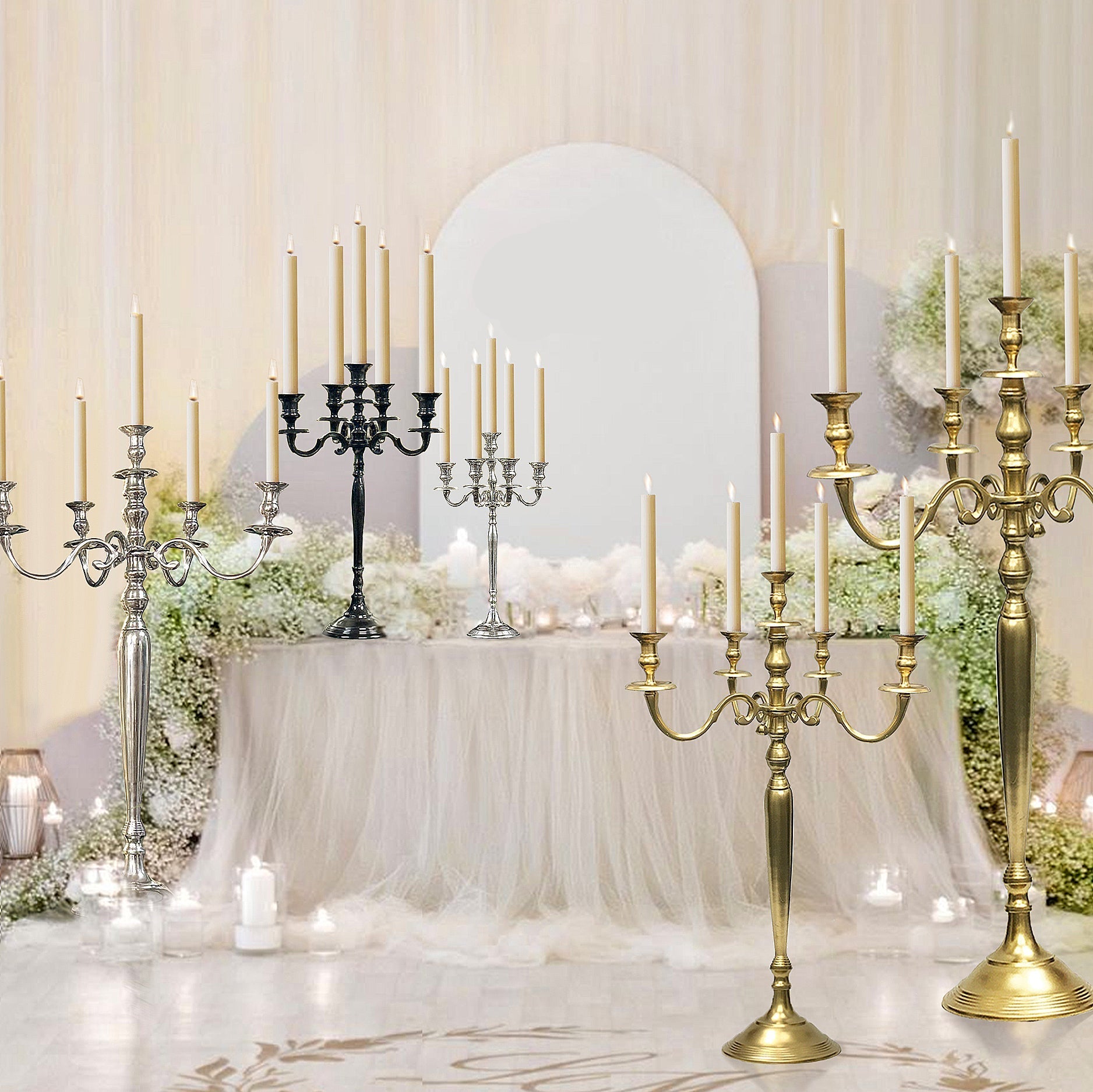 Candélabre à 5 branches