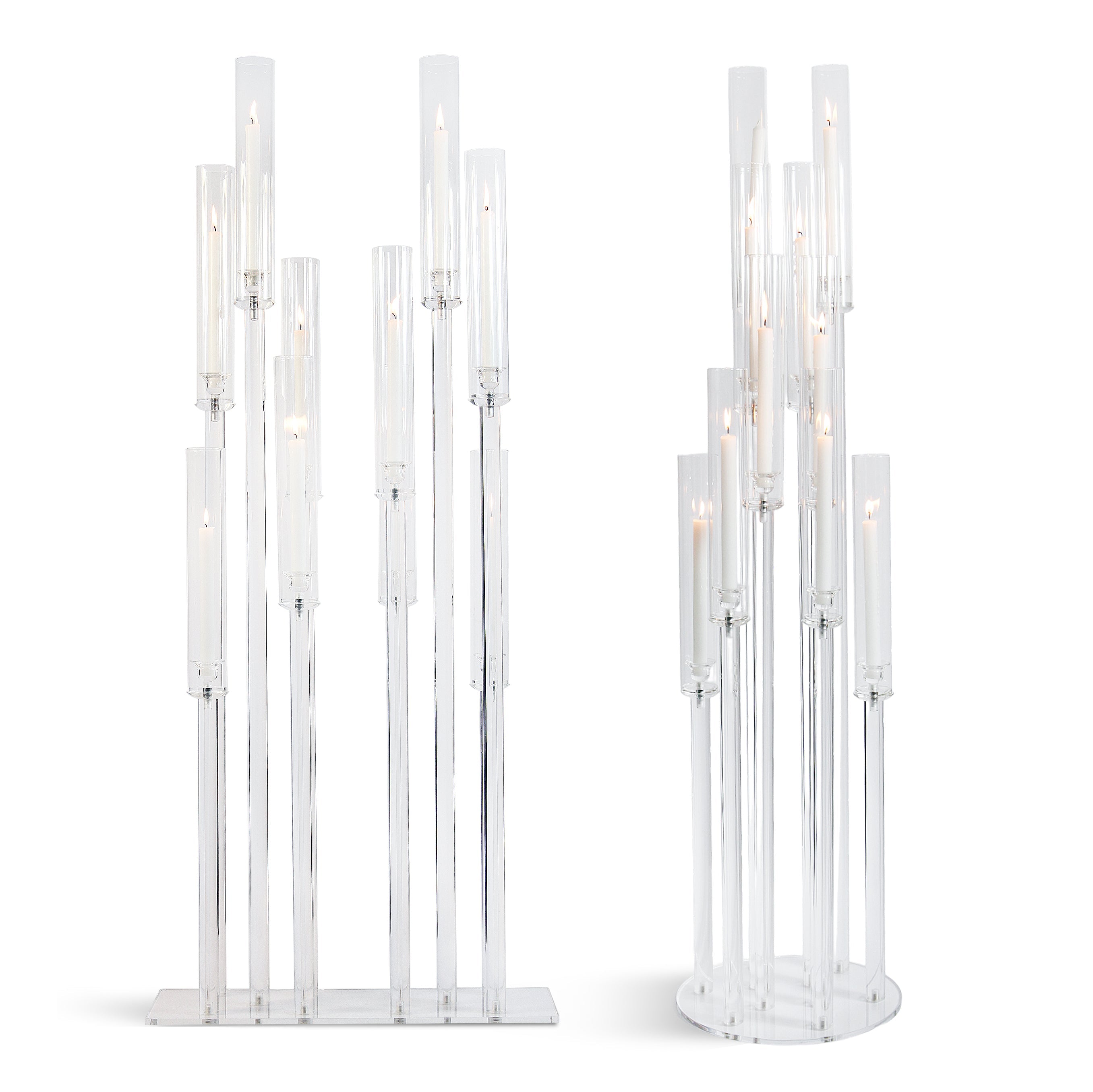 Candélabre en acrylique Diamond Glow