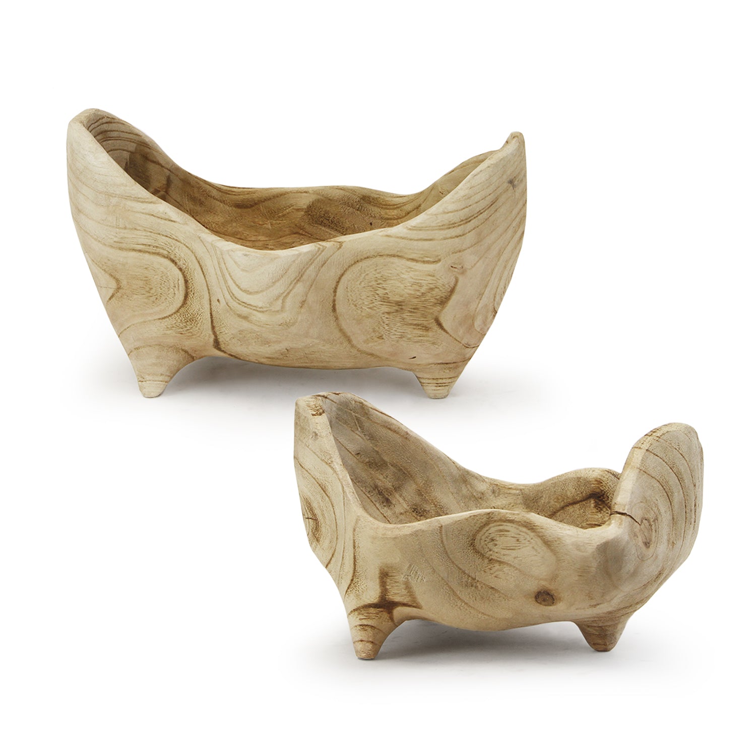 Bol décoratif en bois naturel Heritage