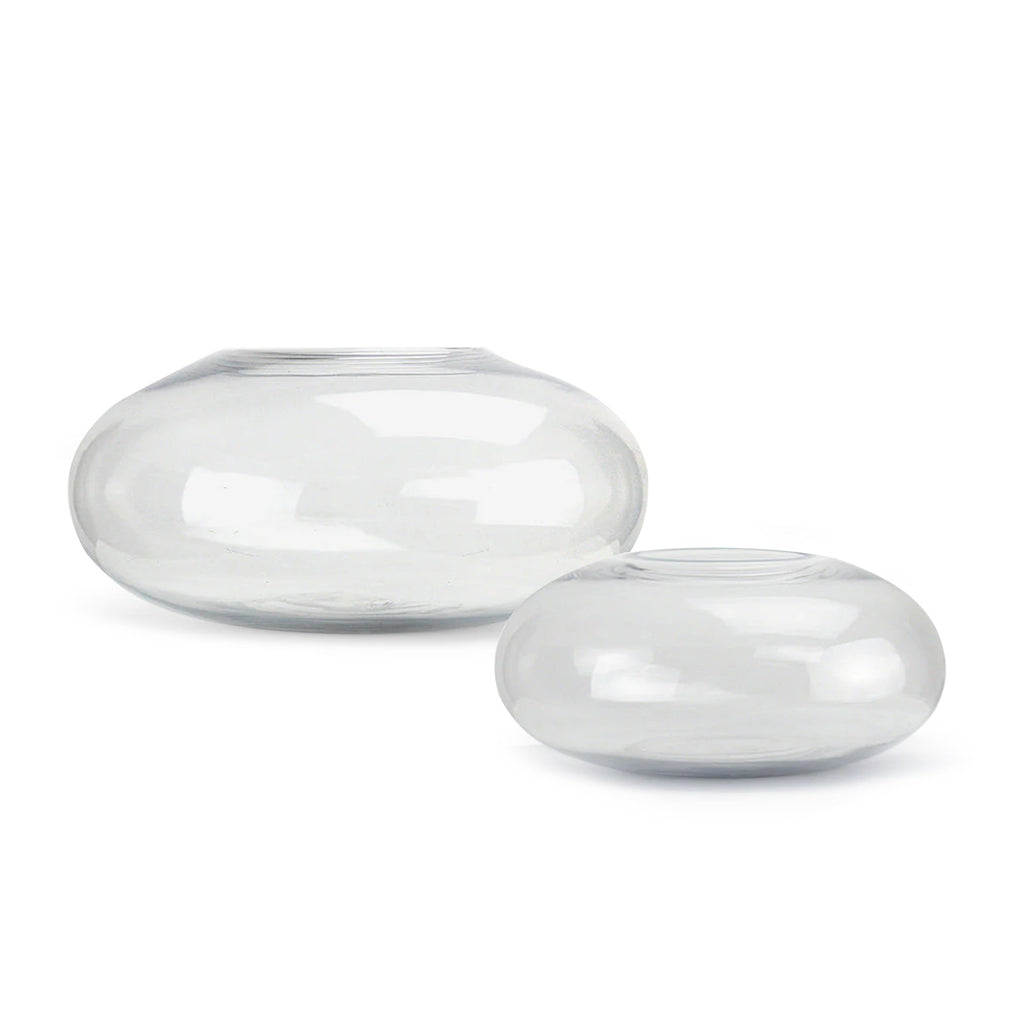 Vase en verre coloré