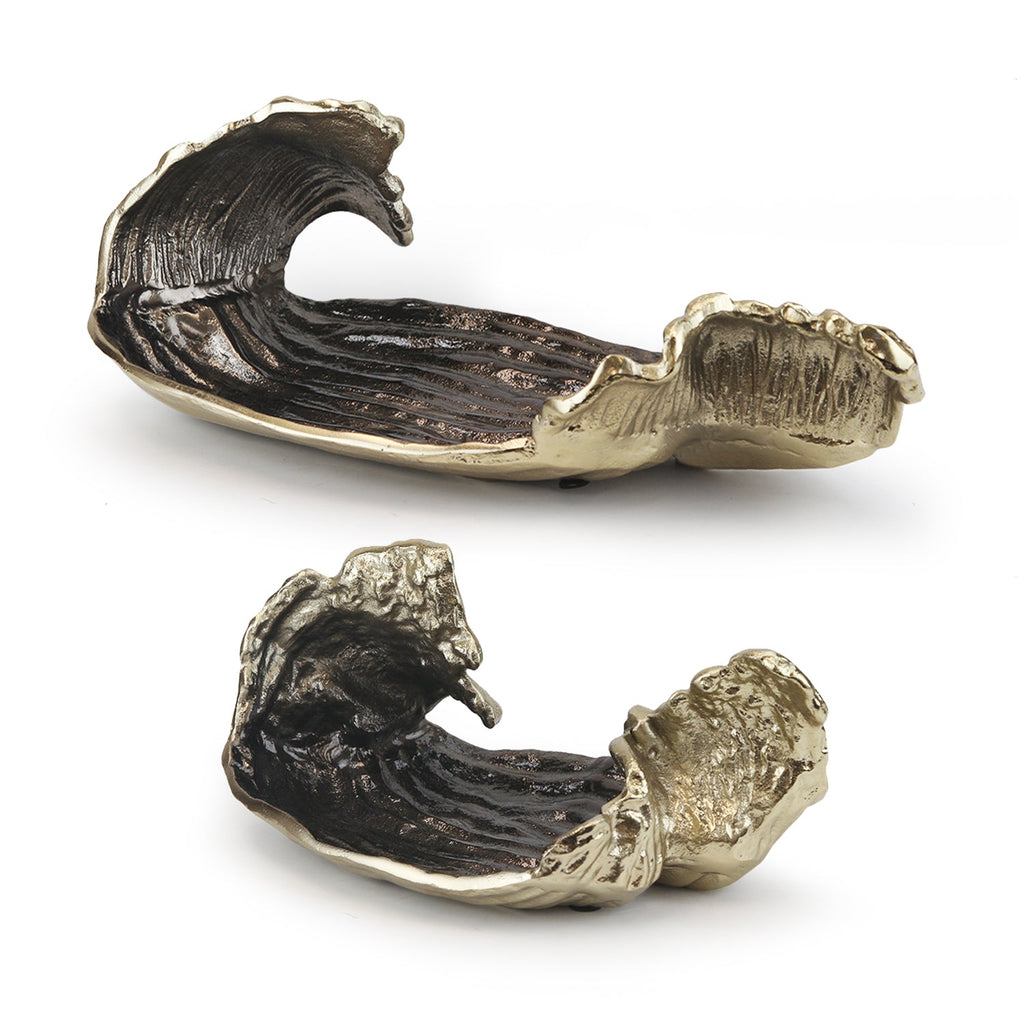 Sculpture de plateau en métal