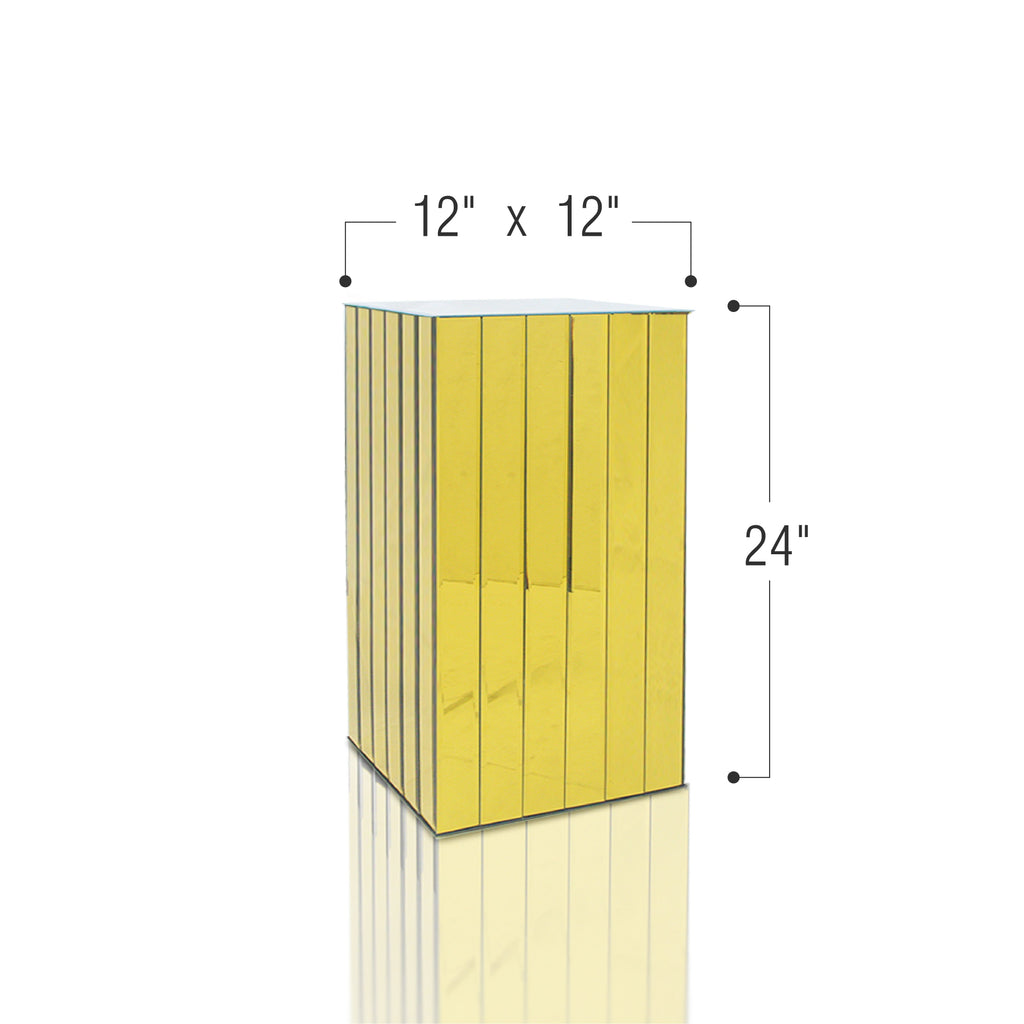 Colonne/piédestal à bloc d'affichage miroir segmenté