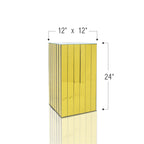 Colonne/piédestal à bloc d'affichage miroir segmenté