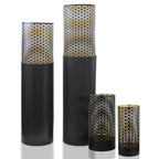 Colonne de bougies ouragan Mandala au sol