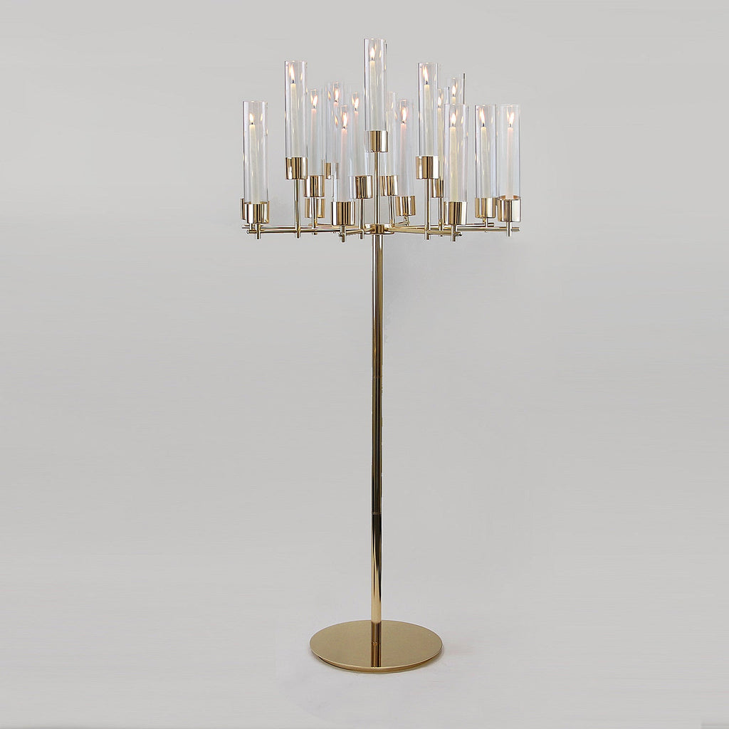 Grand candélabre de sol à 17 bras