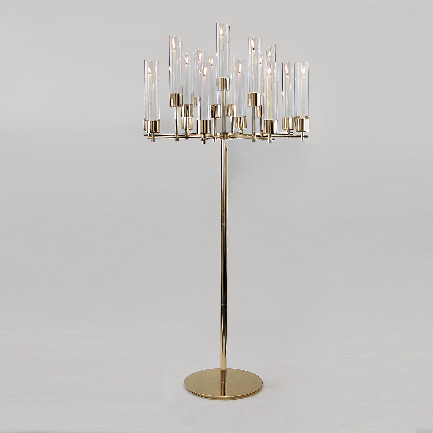 Grand candélabre de sol à 17 bras