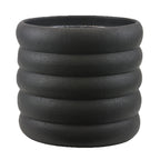 Pot de fleurs arrondi en terre cuite