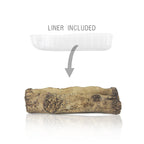 Jardinière en céramique en forme de bûche