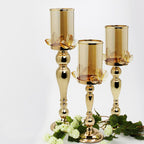 Bougeoir pilier en cristal