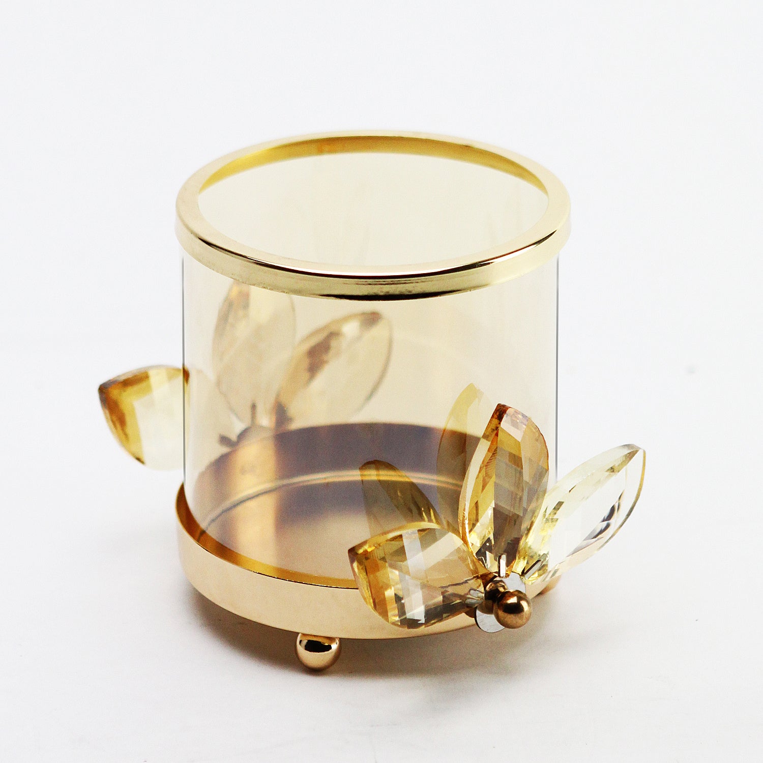 Porte-bougie votive en cristal