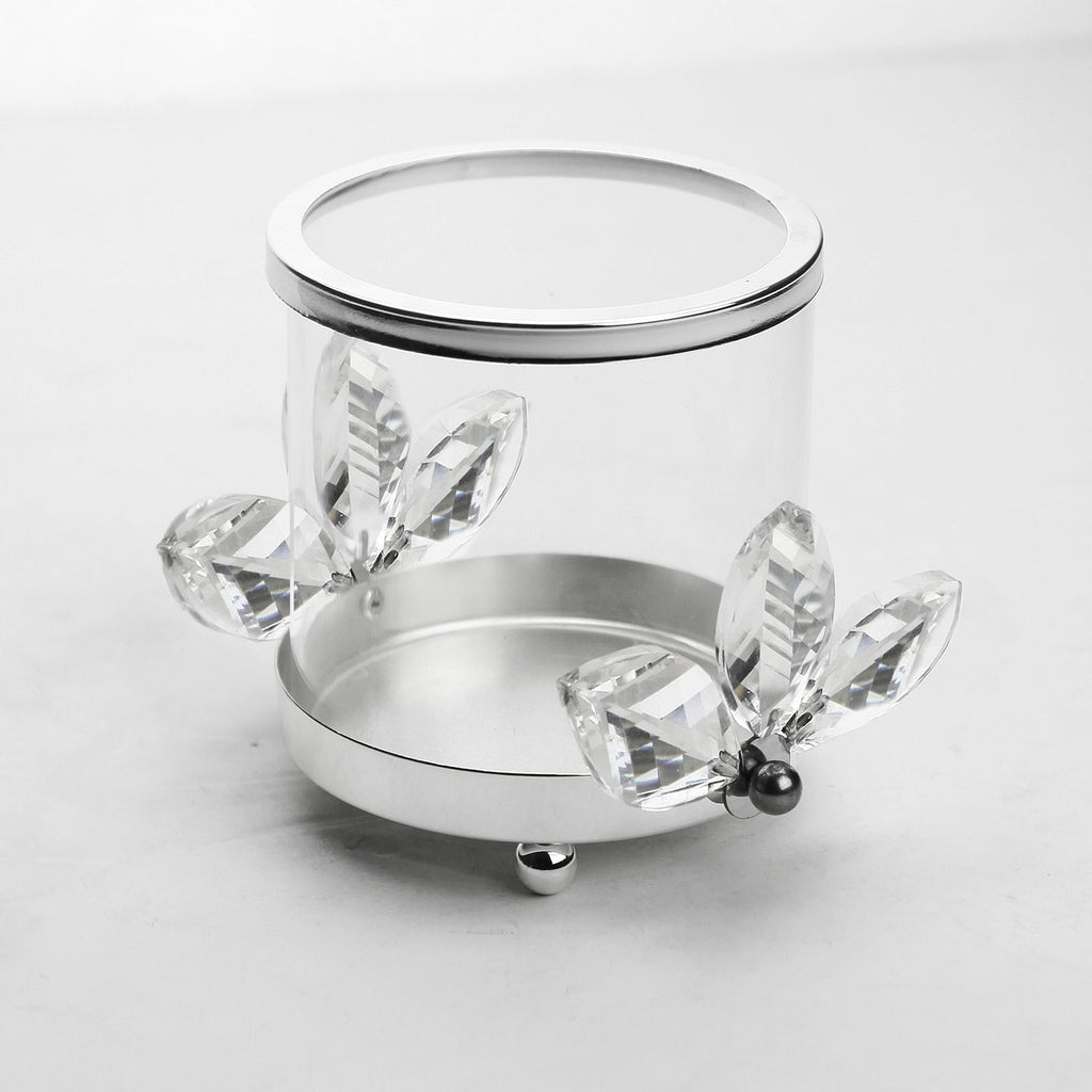 Porte-bougie votive en cristal
