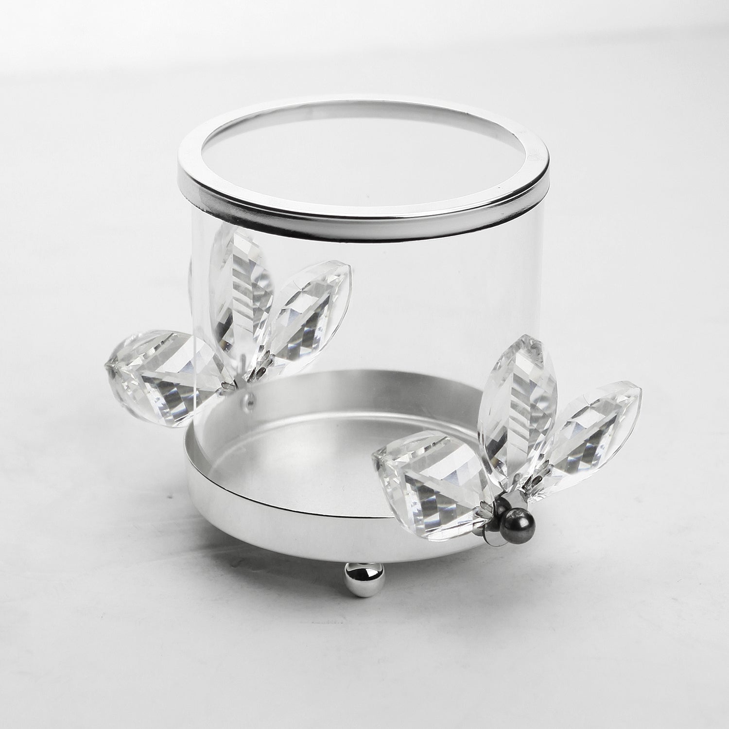 Porte-bougie votive en cristal