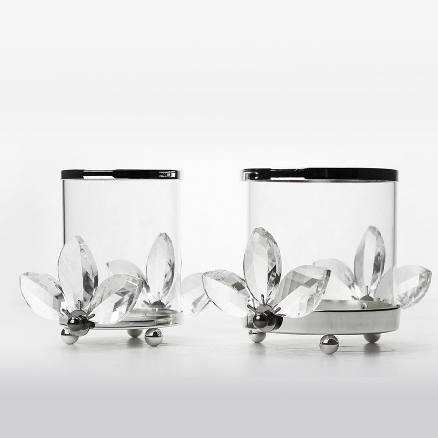 Porte-bougie votive en cristal