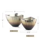 Bol décoratif en métal dégradé