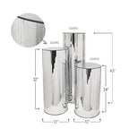 Colonne/piédestal cylindrique à effet miroir