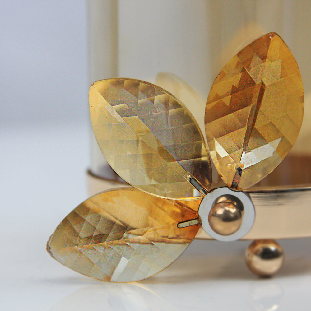 Porte-bougie votive en cristal