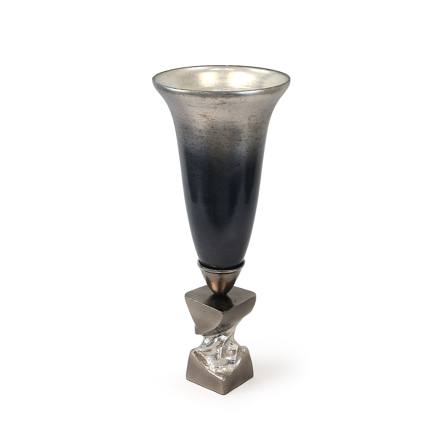 Centre de table décoratif en nickel antique