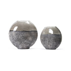 Vase décoratif en verre lunaire