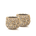 Pot de fleurs en céramique Lotus