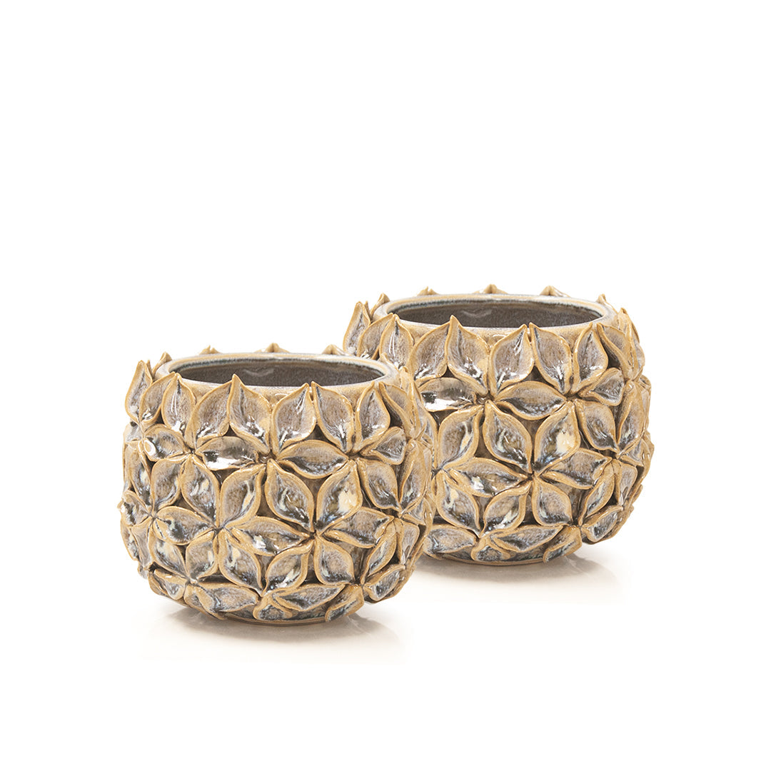 Pot de fleurs en céramique Lotus