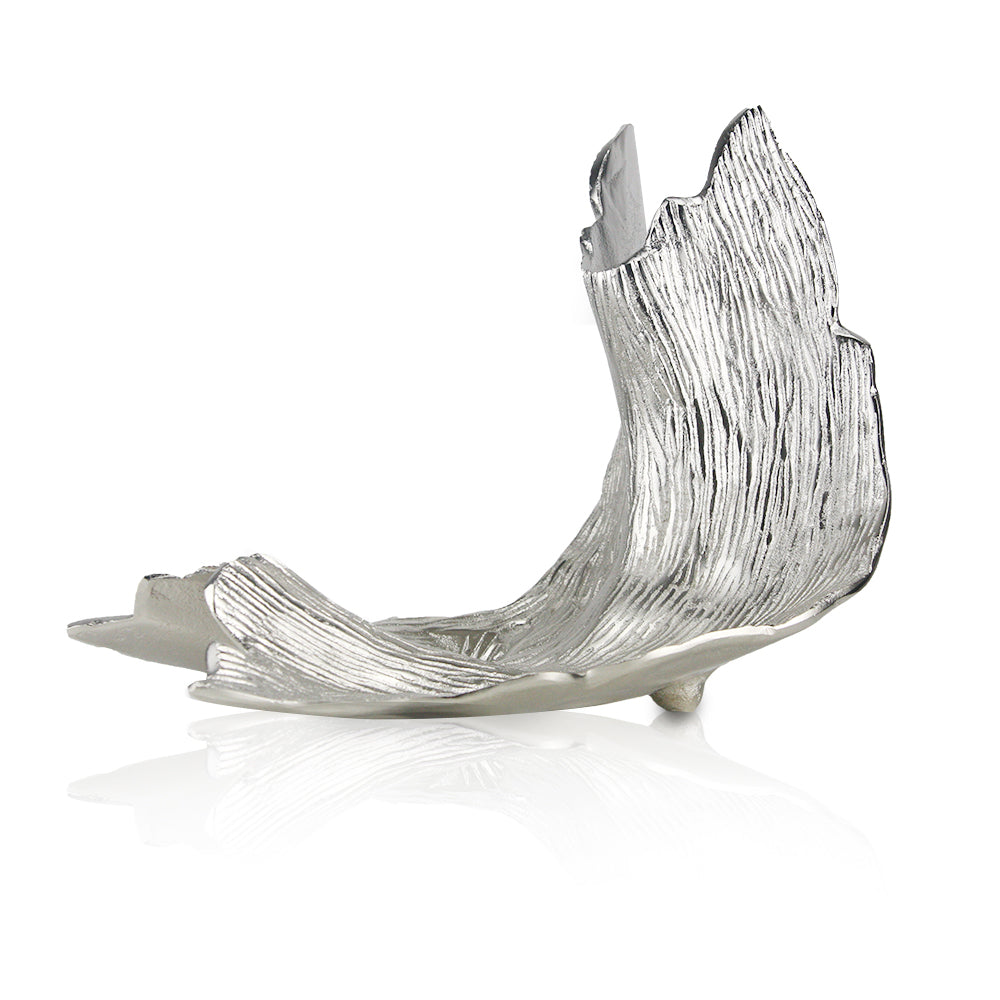 Sculpture de vague dorée