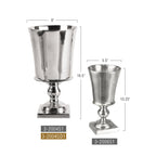 Tasse décorative en métal