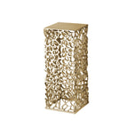 Socle d'exposition en forme de brindille métallique