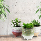 Pot et jardinière en céramique de style bohème