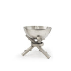 Bol en métal pour feu de camp sur support