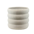 Pot de fleurs arrondi en terre cuite