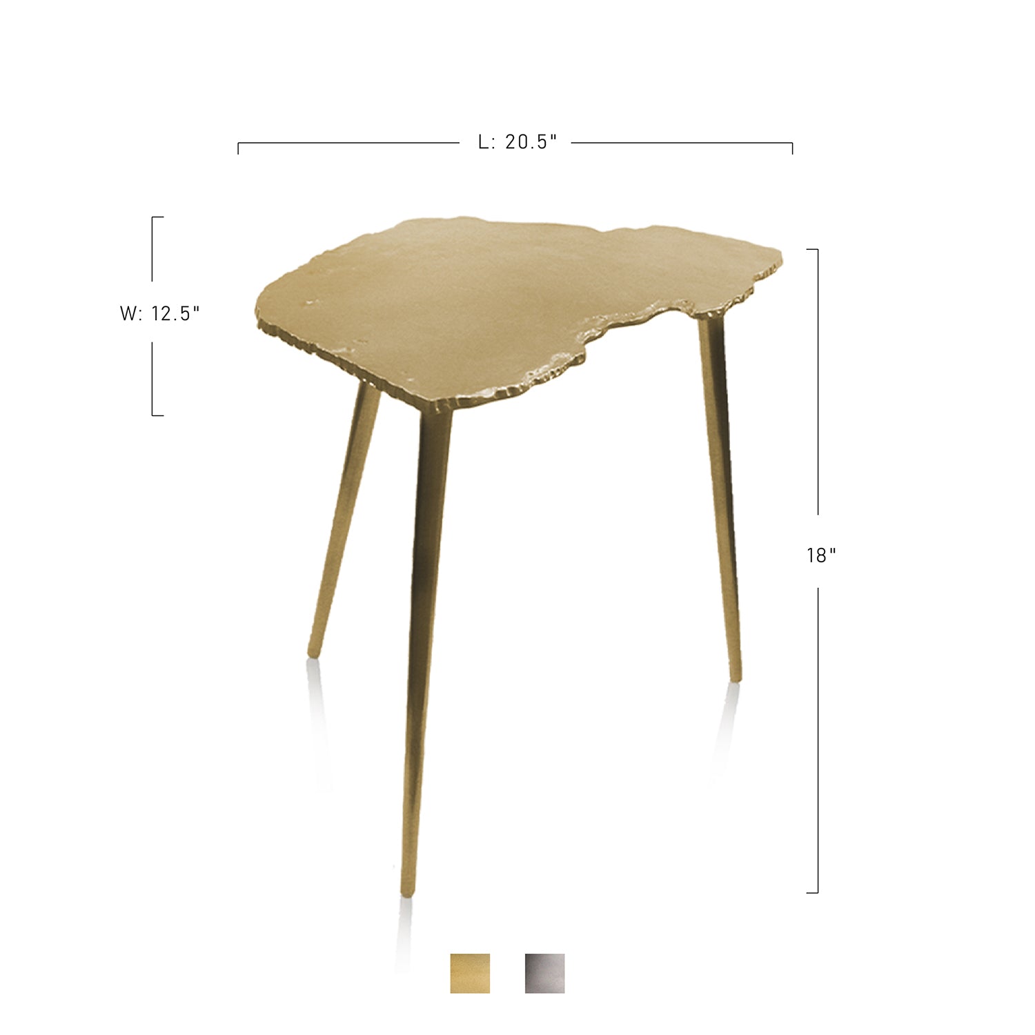 Table d'appoint ignée