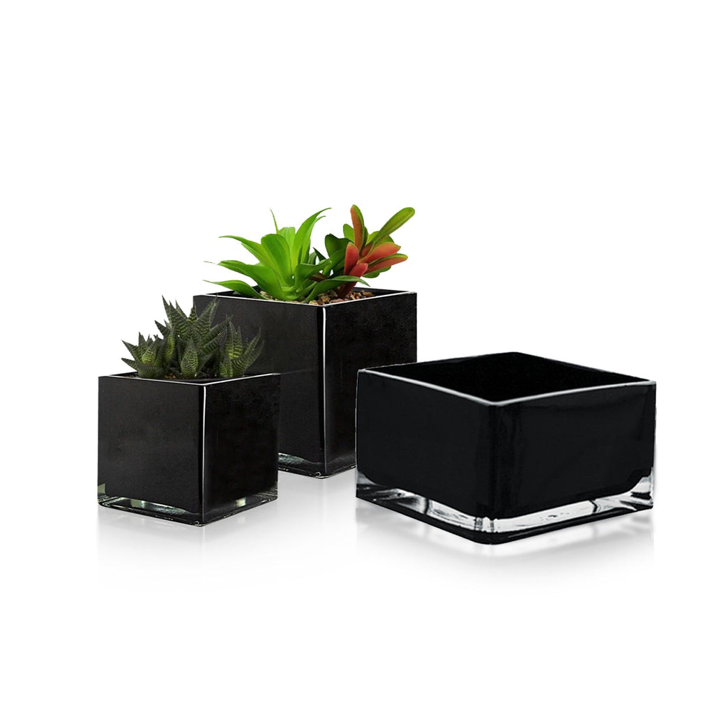 Carré en verre noir multicouche de qualité supérieure