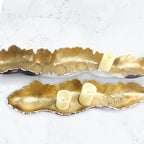 Bougeoir en forme de plateau glaciaire