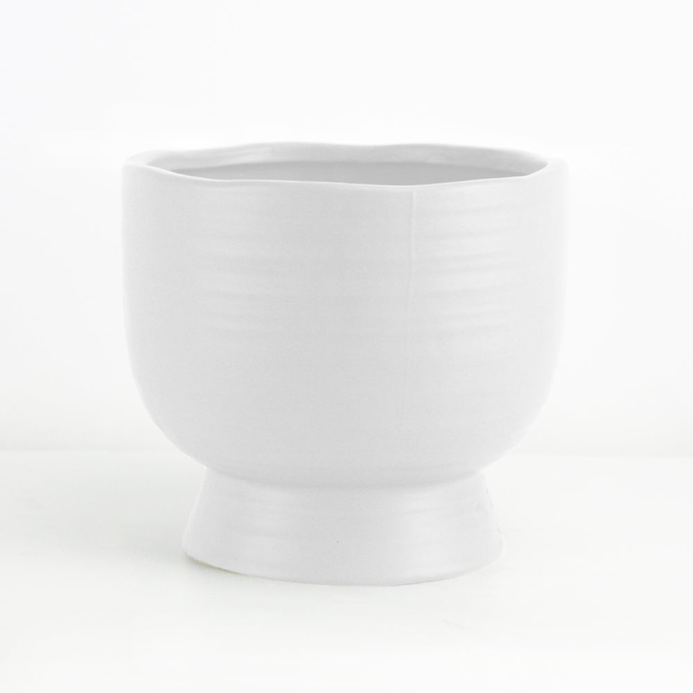 Pot en céramique court du milieu du siècle