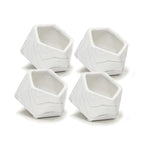 Pot de fleurs d'intérieur en céramique effet marbre